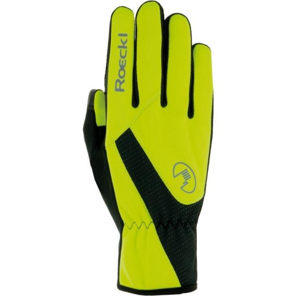 Roeckl Herbsthandschuh  Roth, neongelb Gr. 9