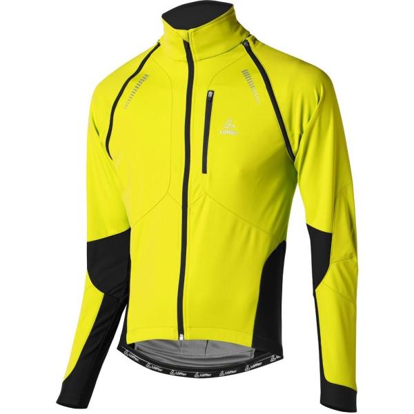 L&ouml;ffler Bike Zip-Off Jacke San Remo Ws Softshell, zitrone 56