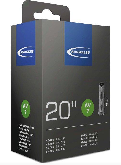 SCHWALBE Schlauch "Nr. AV 7", 20"