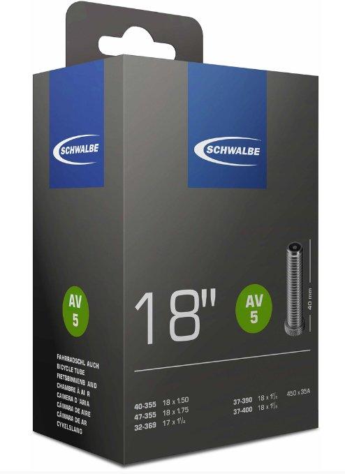 SCHWALBE Schlauch "Nr. AV 5", 18"