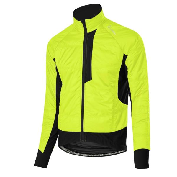 L&ouml;ffler M Bike Iso-Jacket HOTBOND&reg; PL60, neon yellow, 54 XL