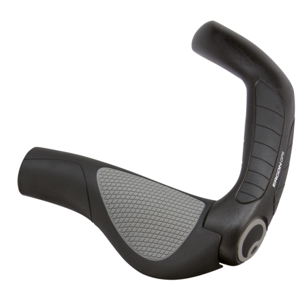 Ergon Griffe GP5 mit Bar Ends lang/lang schwarz