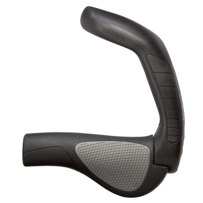Ergon Griffe GP5 mit Bar Ends lang/lang schwarz Produktbild 1