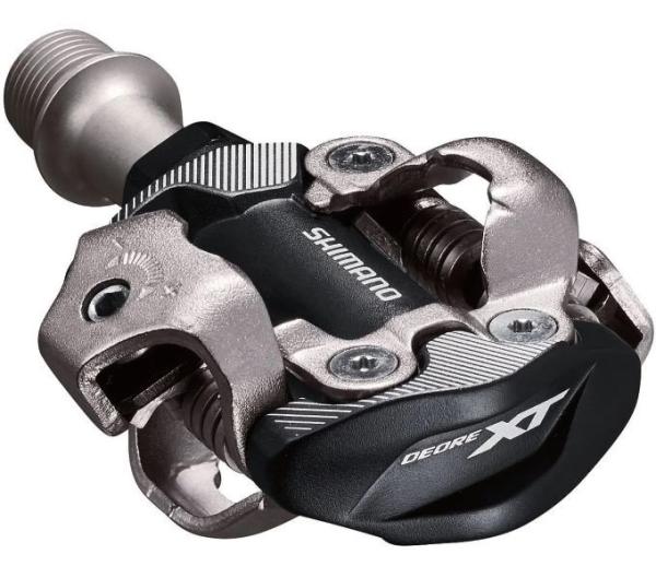 Pedal SHIMANO DEORE XT PD-M8100, MTB, SPD, SM-SH51, schwarz, Reflektor optional