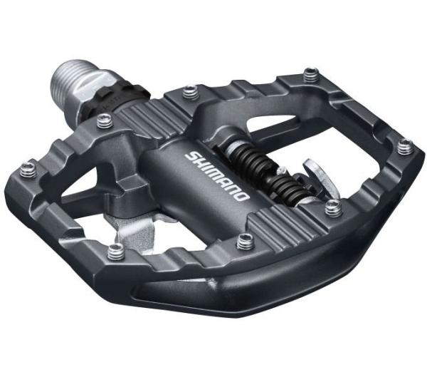 Pedal SHIMANO PD-EH500, 1. SPD, 2.Plattform, Dunkelgrau, Reflektor optional