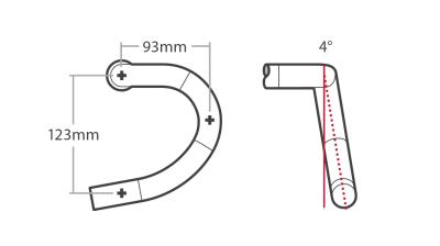 Bontrager Lenker BNT Pro IsoCore VR-CF Road 31,8mm 42cm Blac Produktbild 3