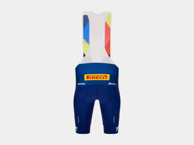 Santini Tr&auml;gershort Santini Trek Replica L Blue/Yellow Produktbild 1