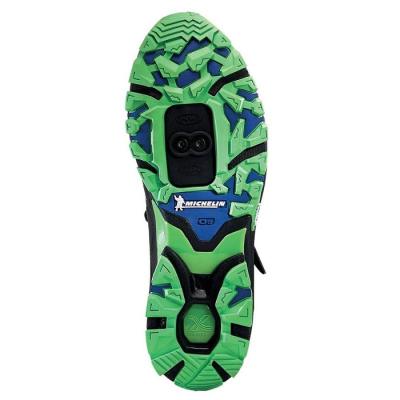 Northwave SPIDER PLUS 2 BLACK/GREEN FLUO 41 Produktbild 1